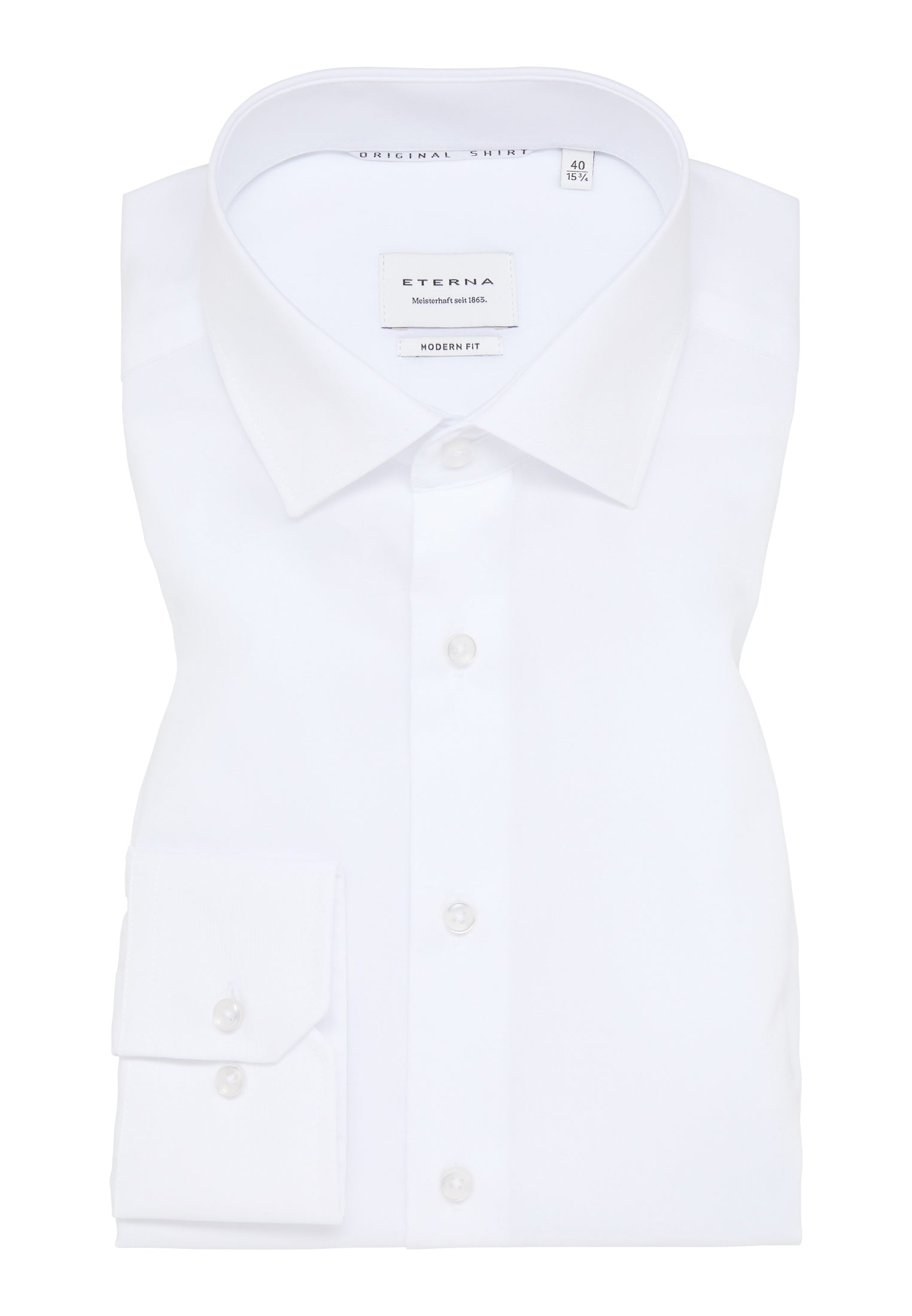 Modern fit white shirt