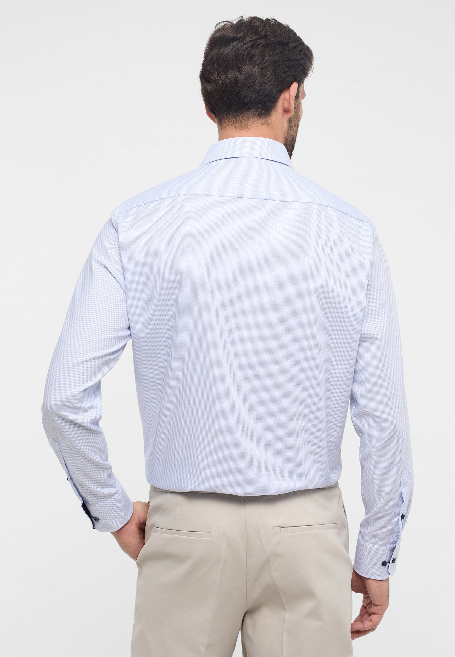 Ice Blue Patterned comfort shirt