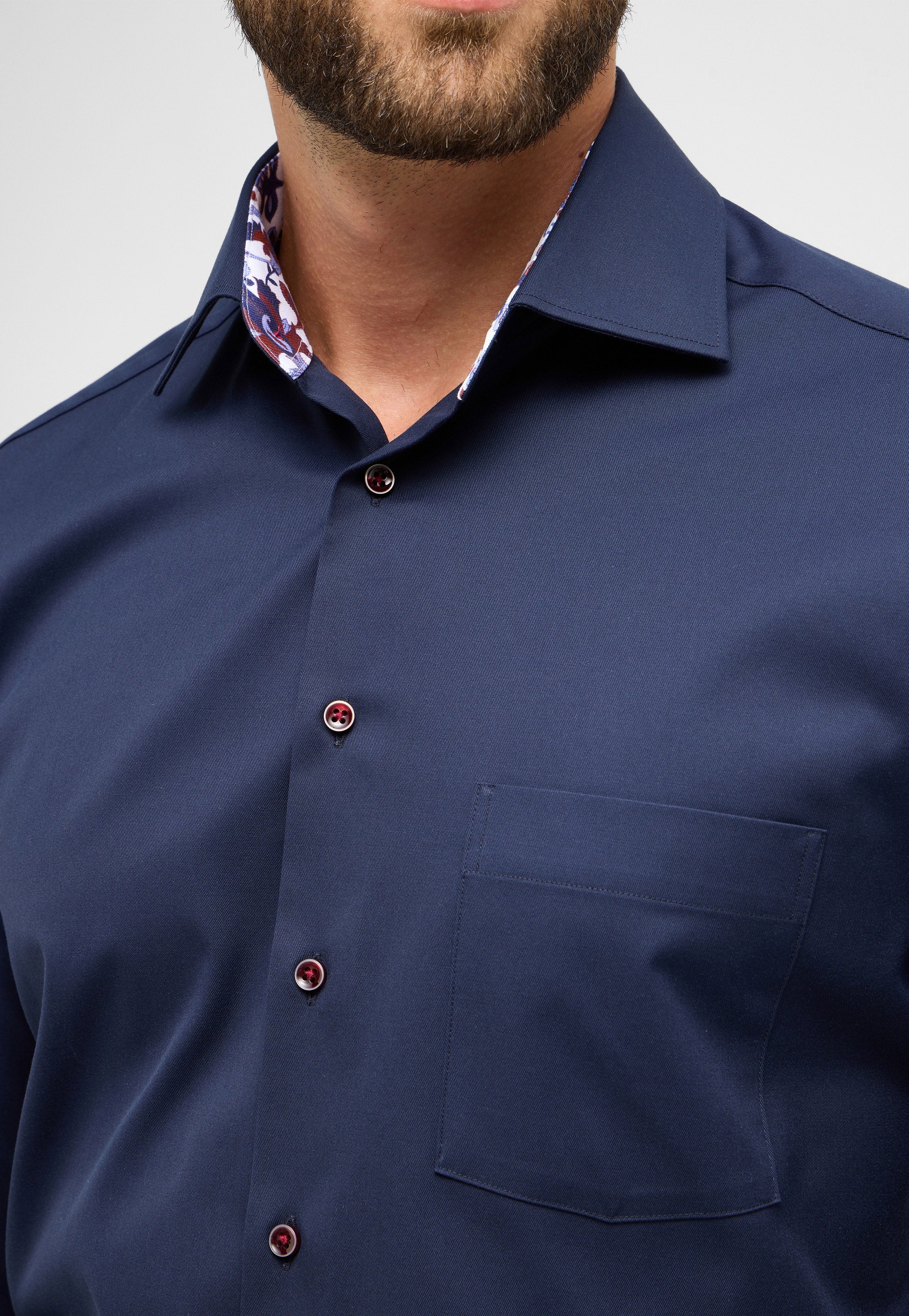 Navy modern luxury shirt