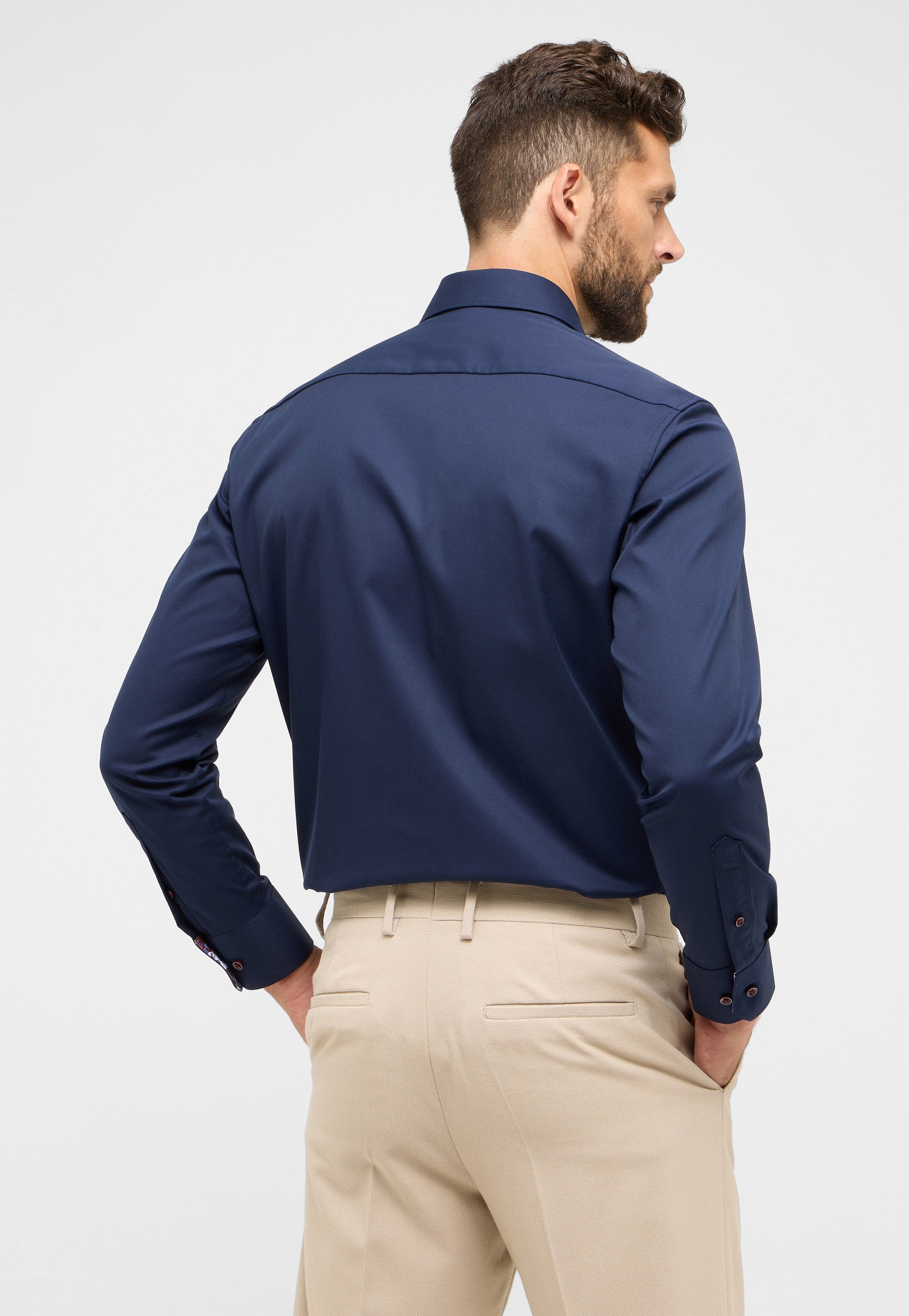 Navy modern luxury shirt
