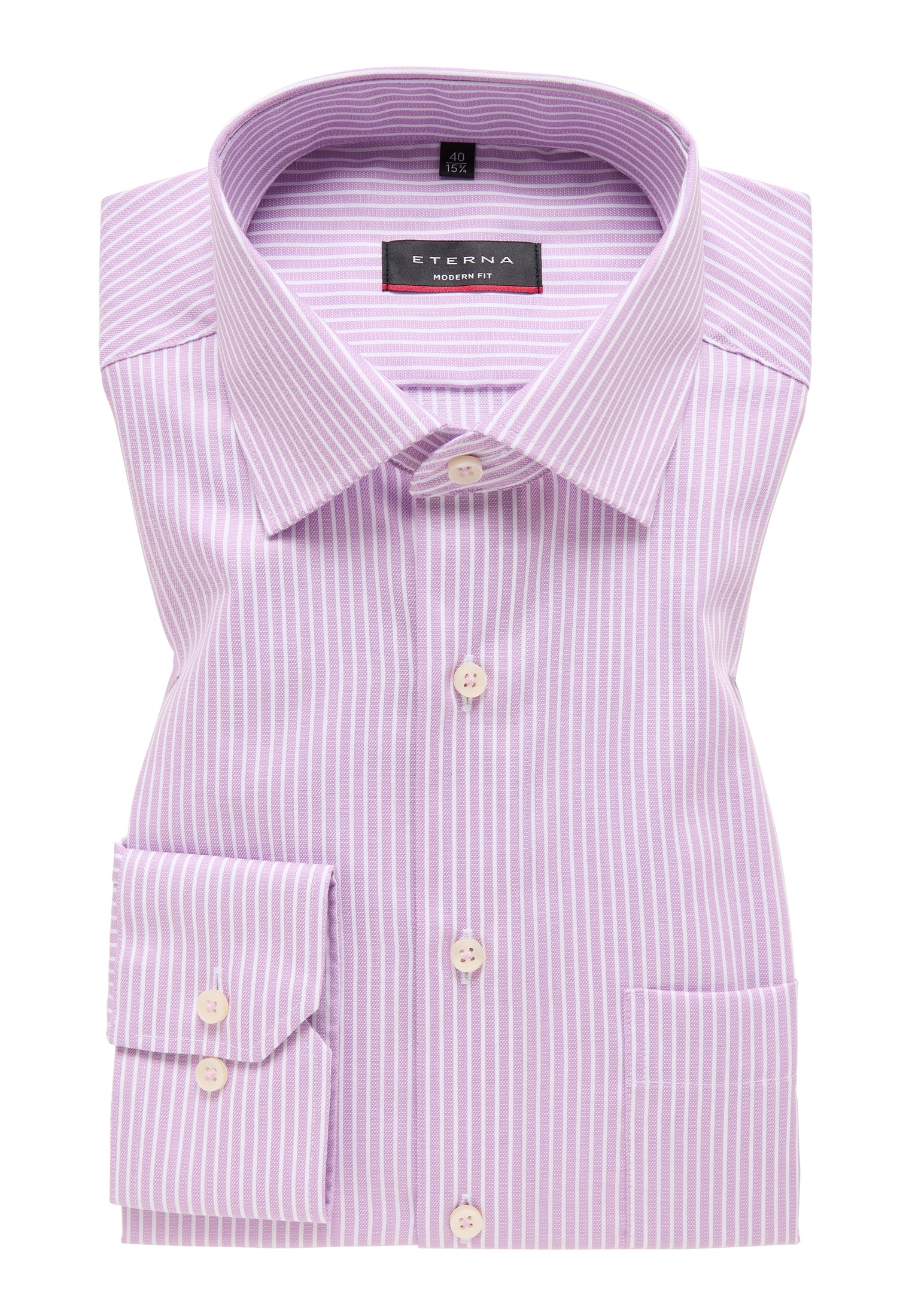 Lavender stripe modern shirt
