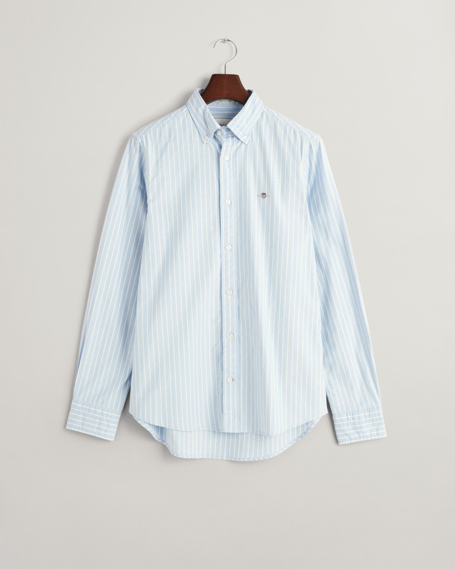 Slim Blue striped Oxford shirt