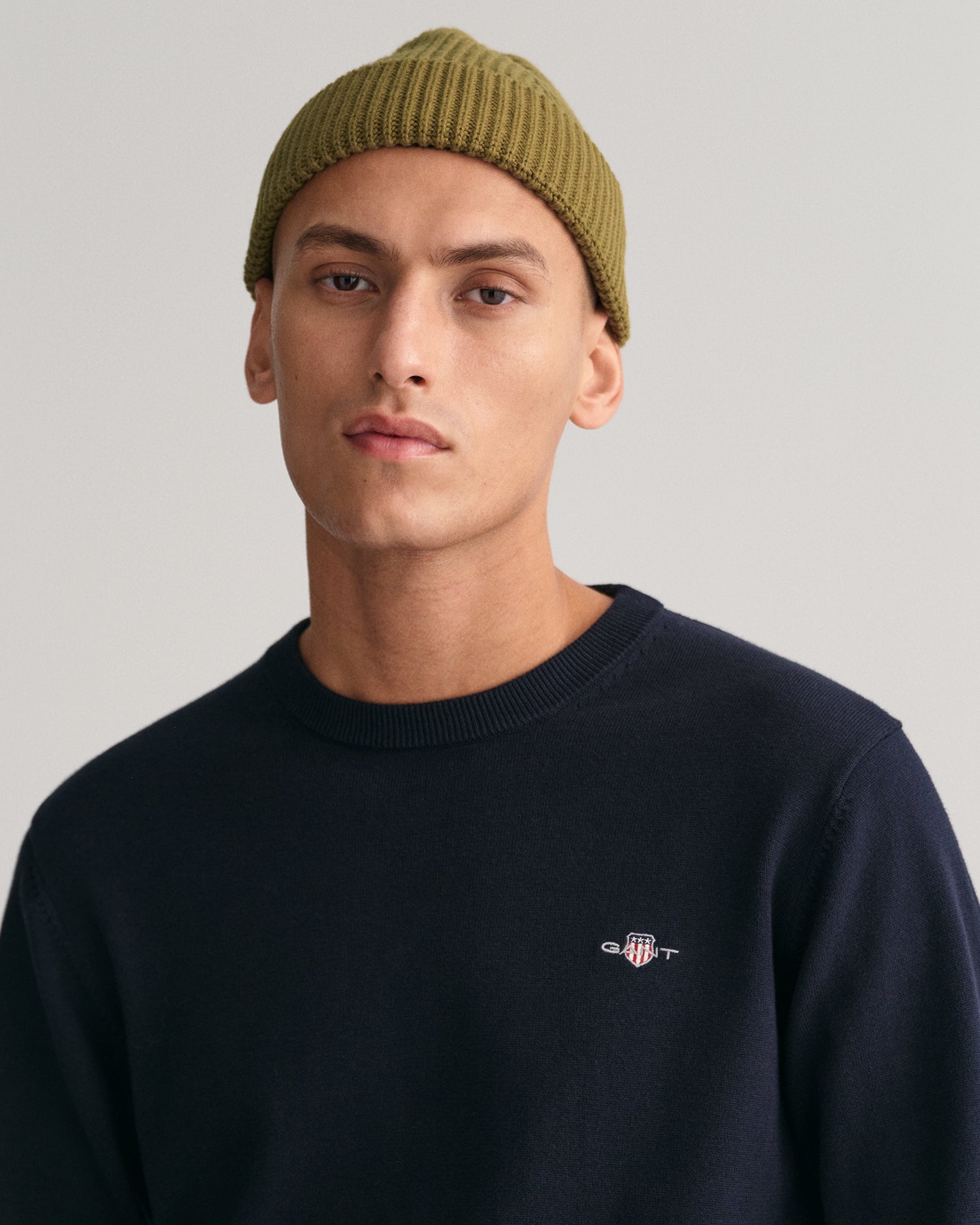 Navy cotton jumper
