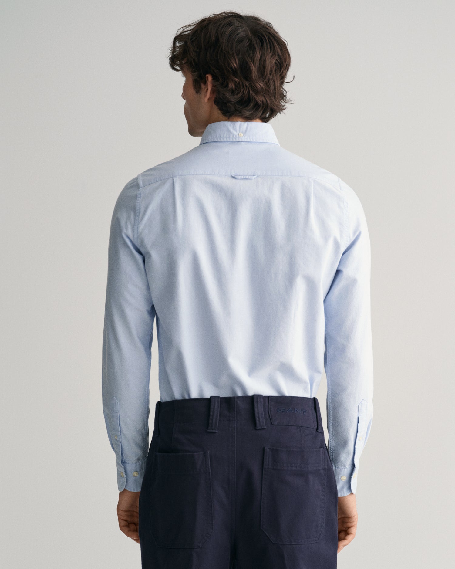 Slim stretch Oxford shirt