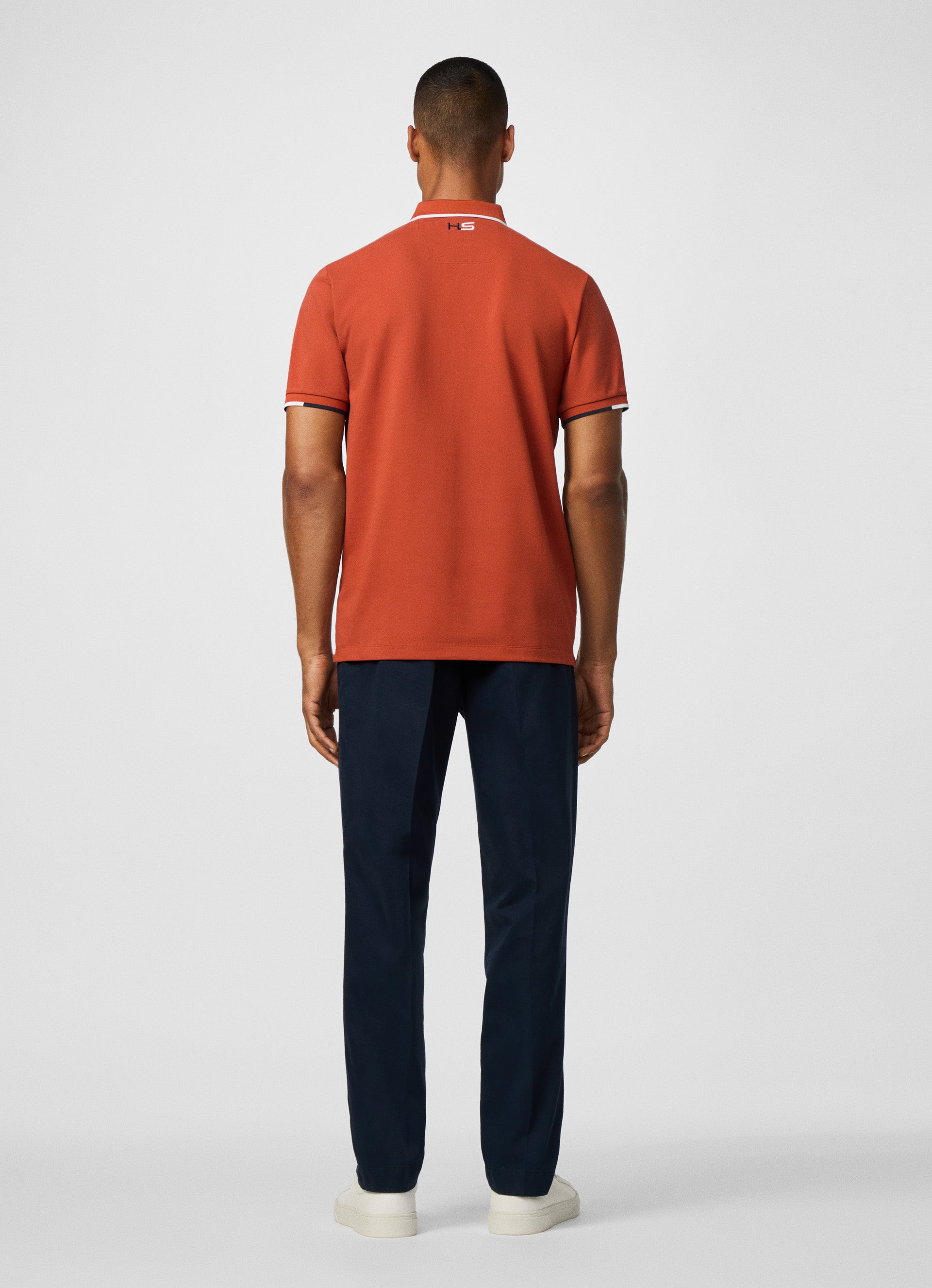 Tipped Collar Polo Shirt