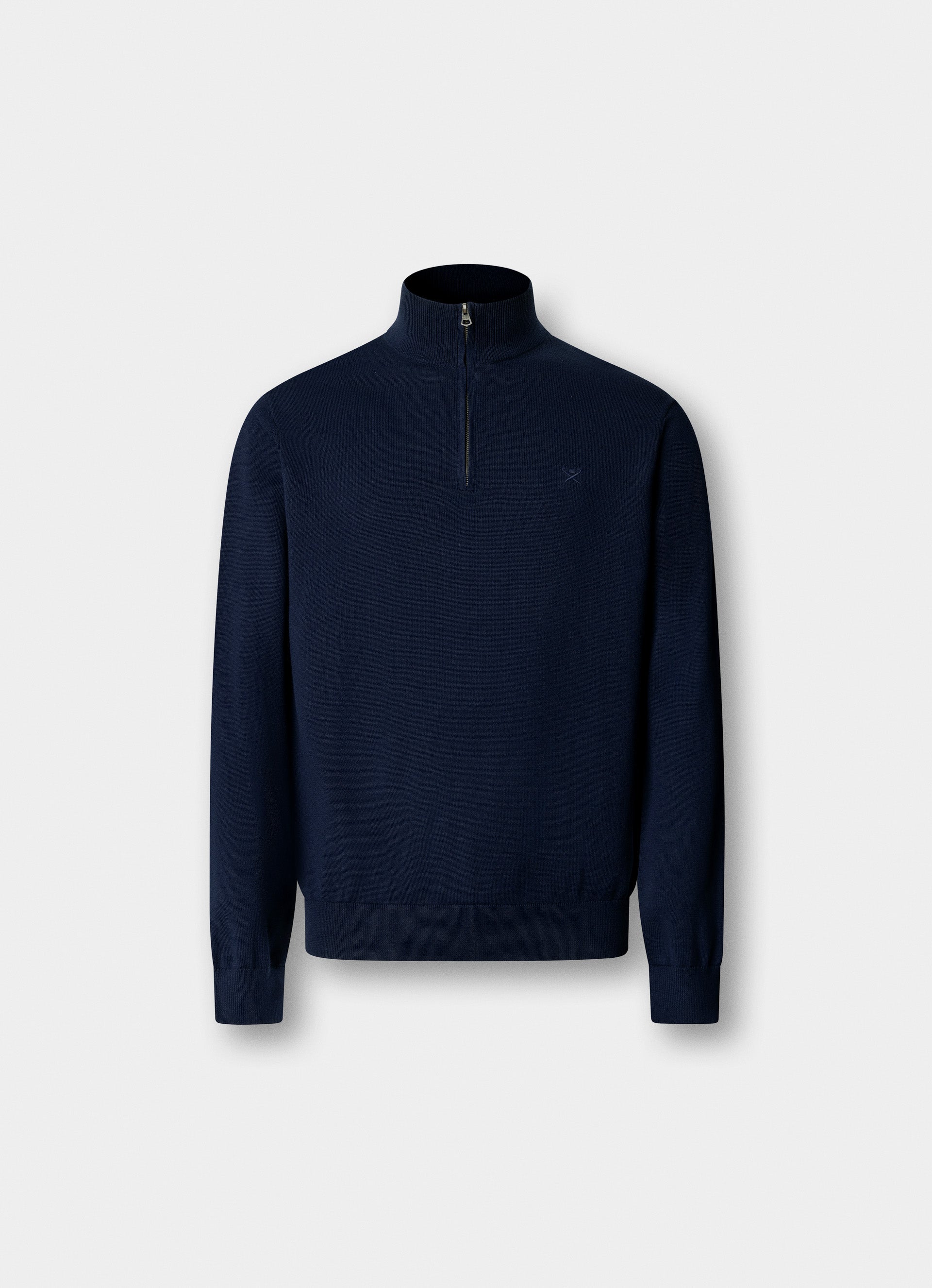 Cotton Half Zip Jumper