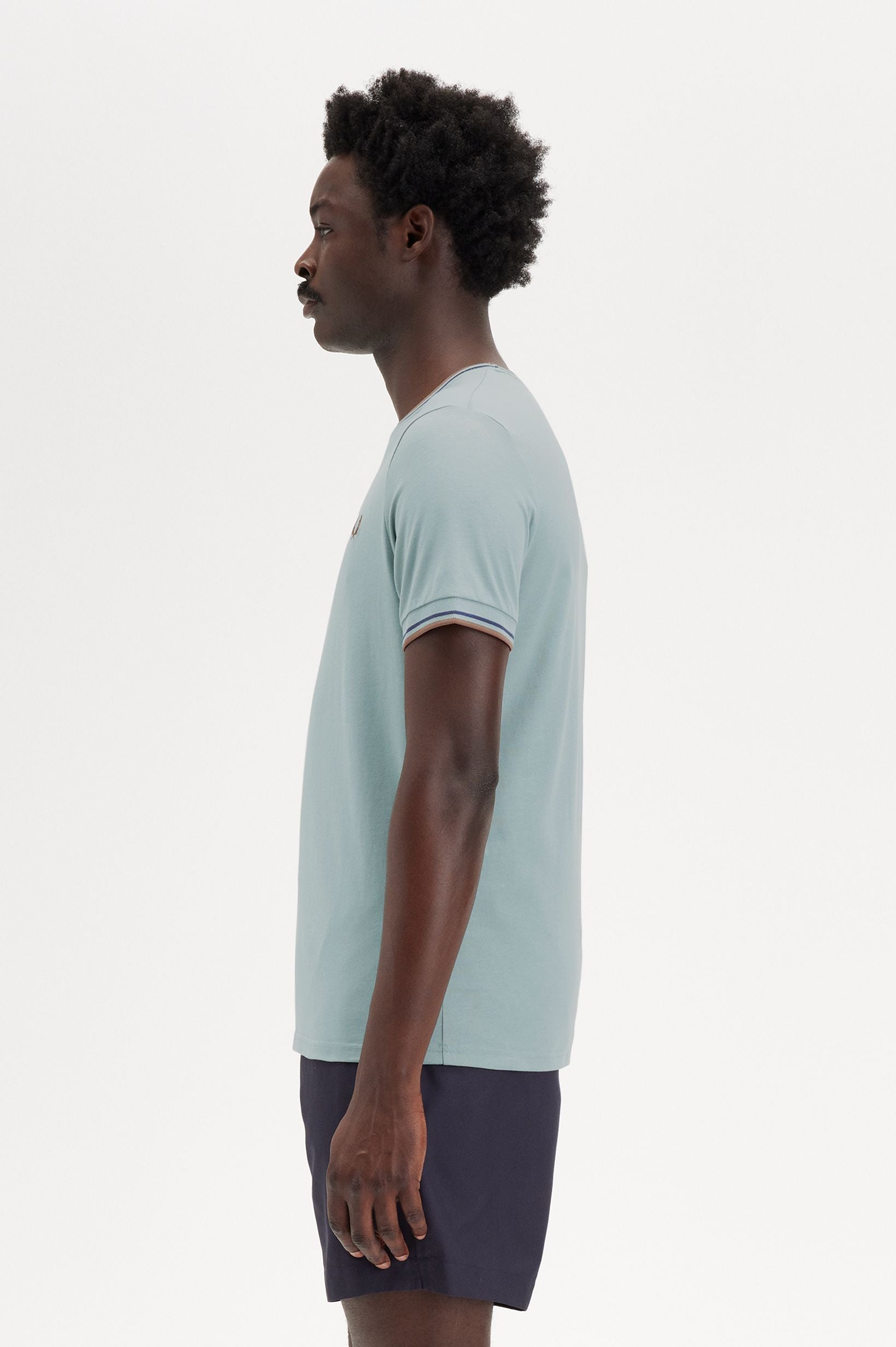 Grey Twin Tipped T-Shirt