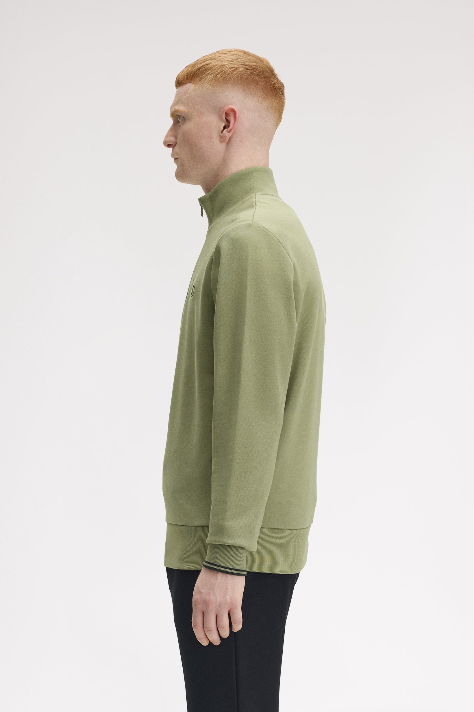 Olive Quarter Zip
