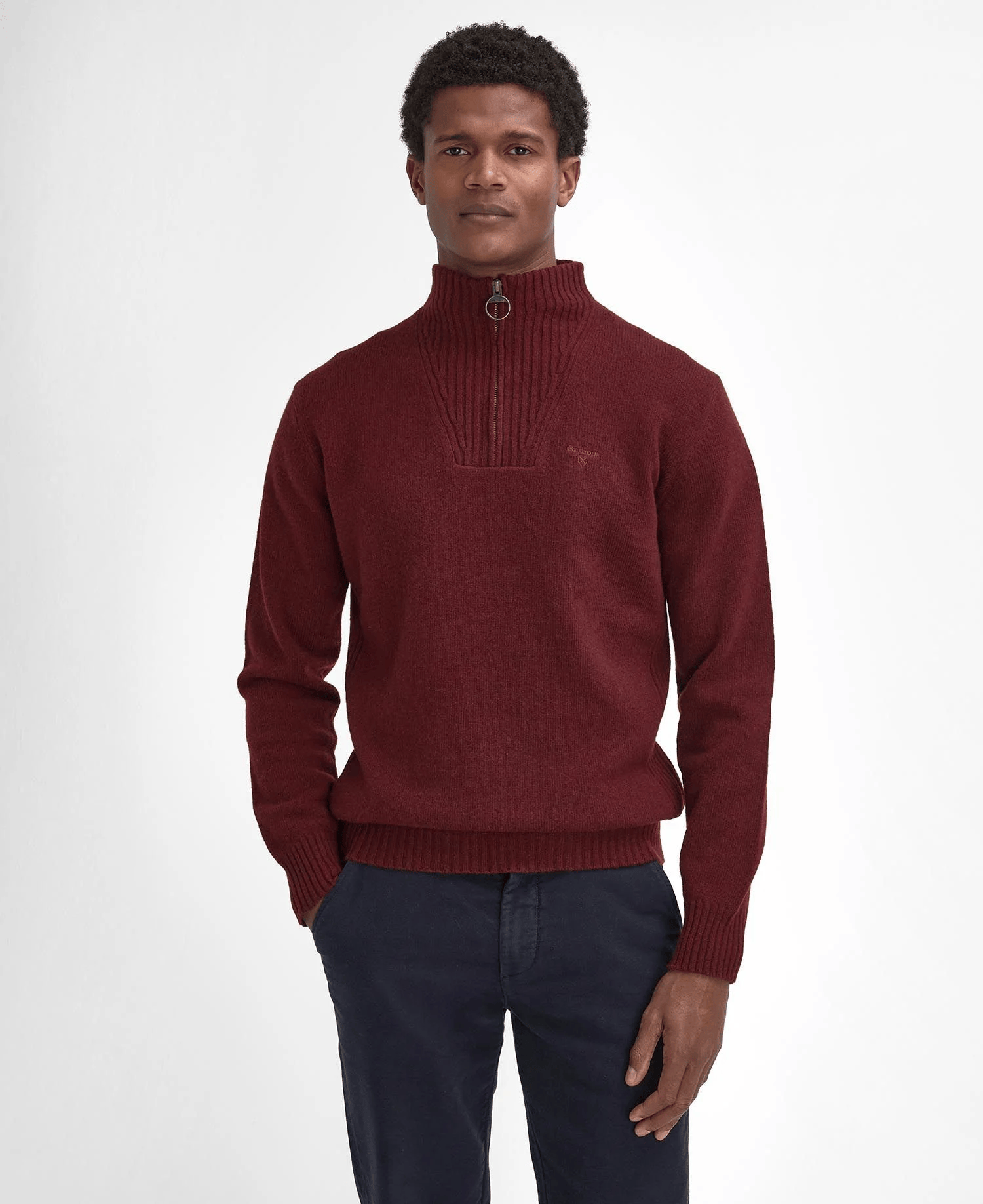 Lambswool essential Half Zip Jumper