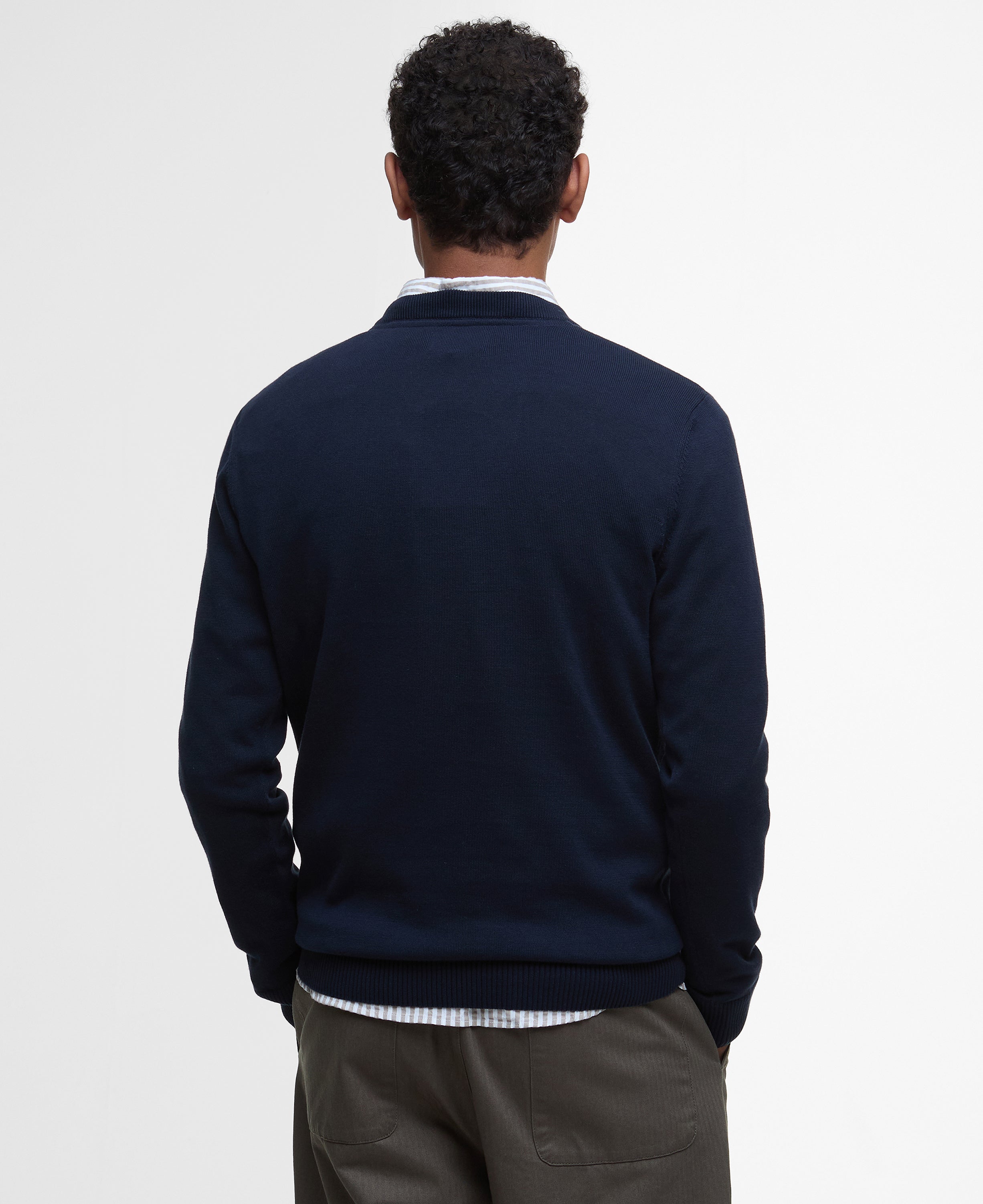 Navy cotton sweater