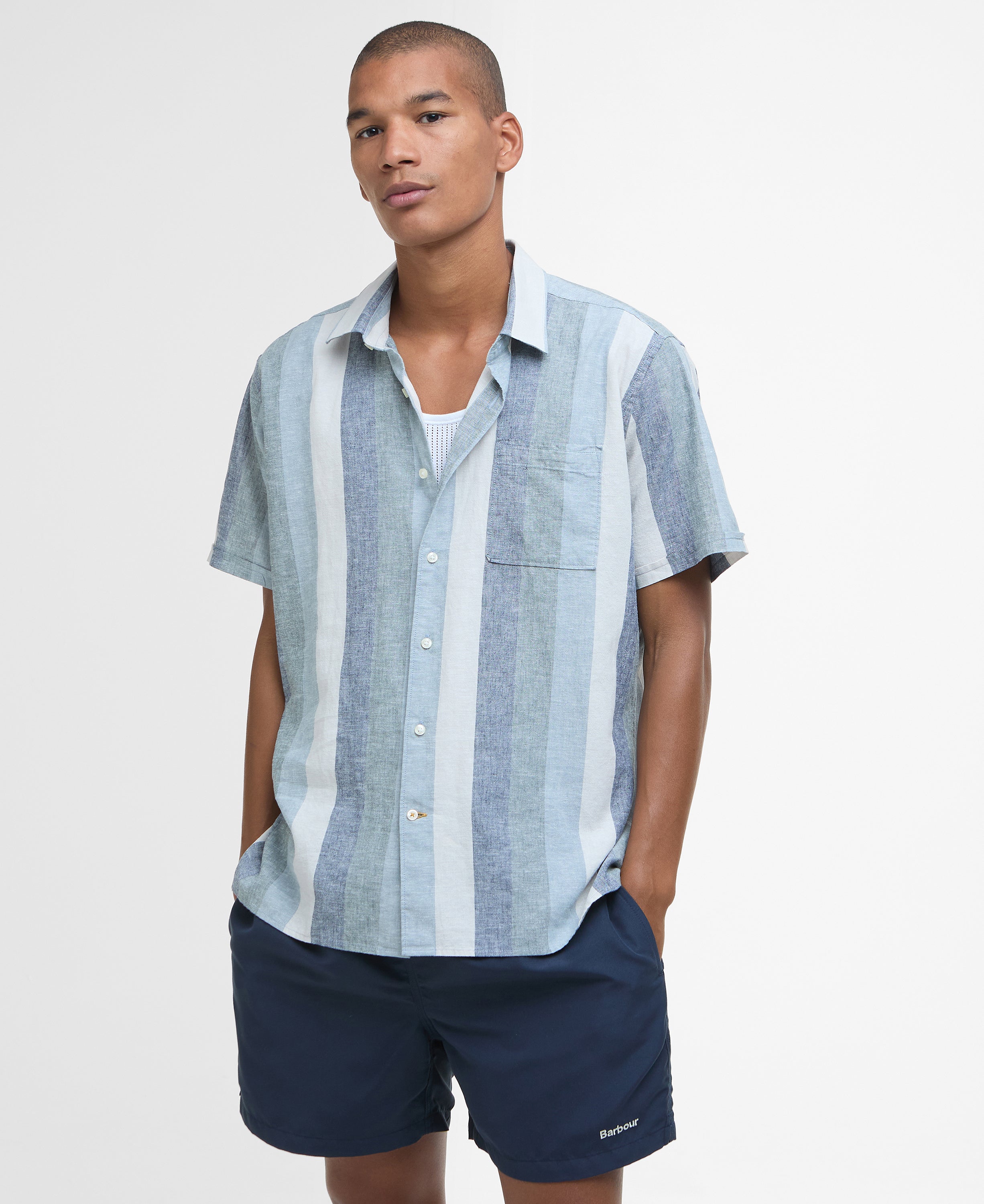 Portwell Linen blend shirt