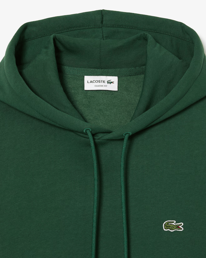 Green logo hoodie