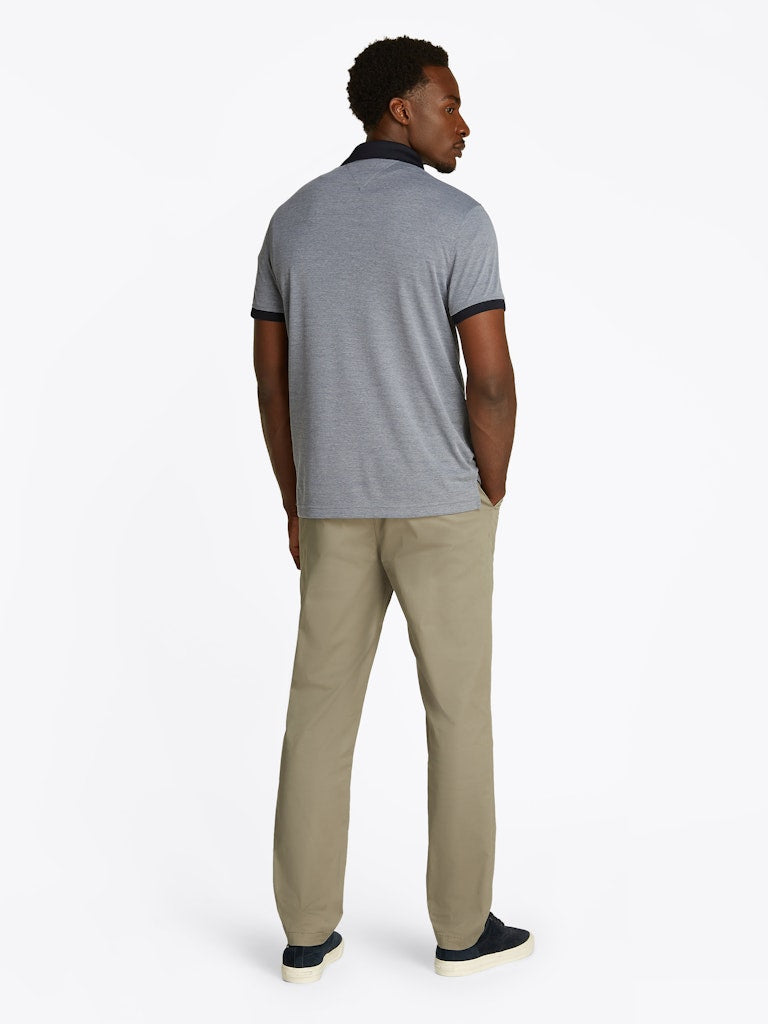 Oxford Zip Polo Desert sky