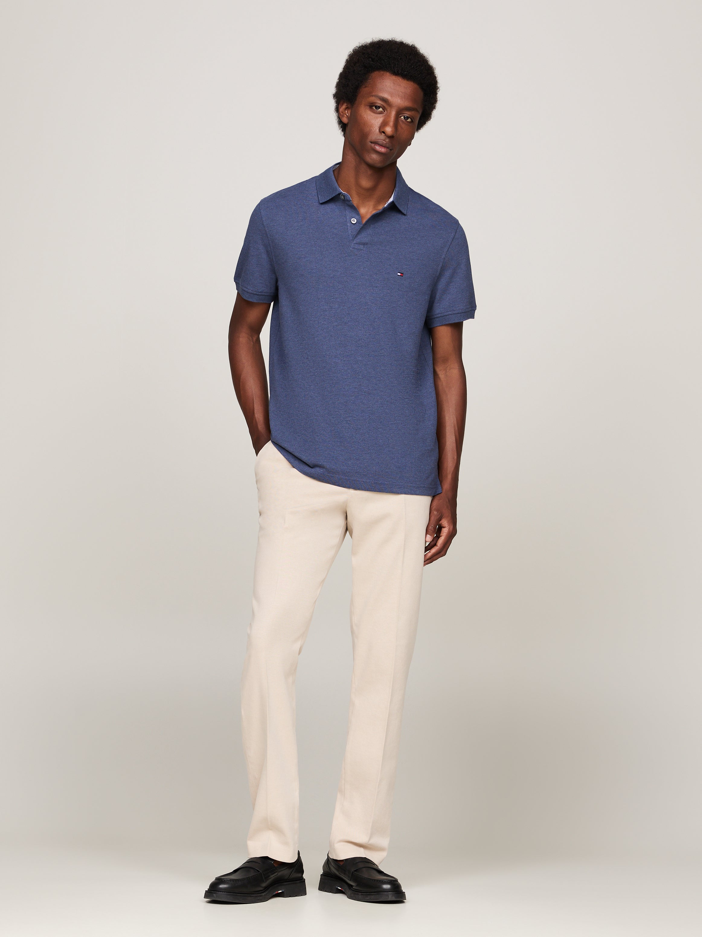 Heather Blue 1985 Polo Shirt
