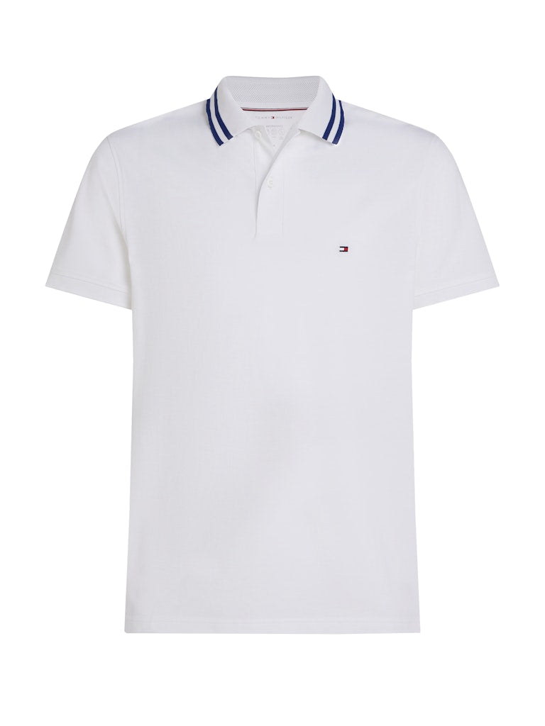 Pique White Tipped Polo