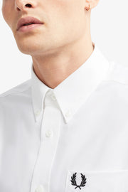Fred Perry Oxford Shirt White