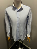 Light blue Contrast collar shirt