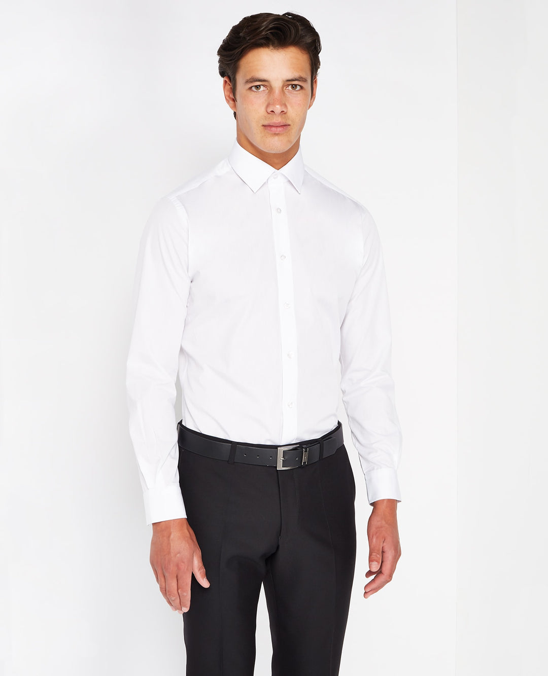 Remus Uomo White seville long sleeve formal shirt