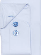 Blue stretch slim fit formal shirt