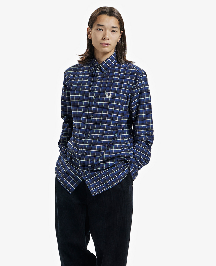 Navy Oxford Check Navy