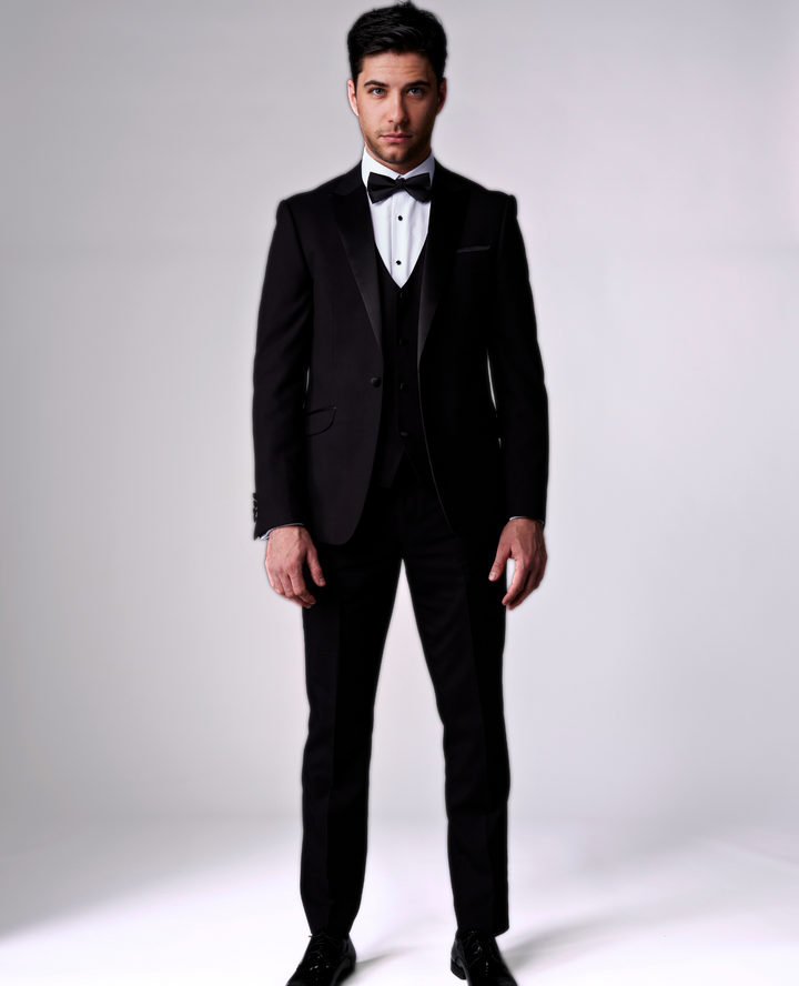 Black 3 piece tuxedo