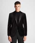 Black Velvet Tuxedo Jacket