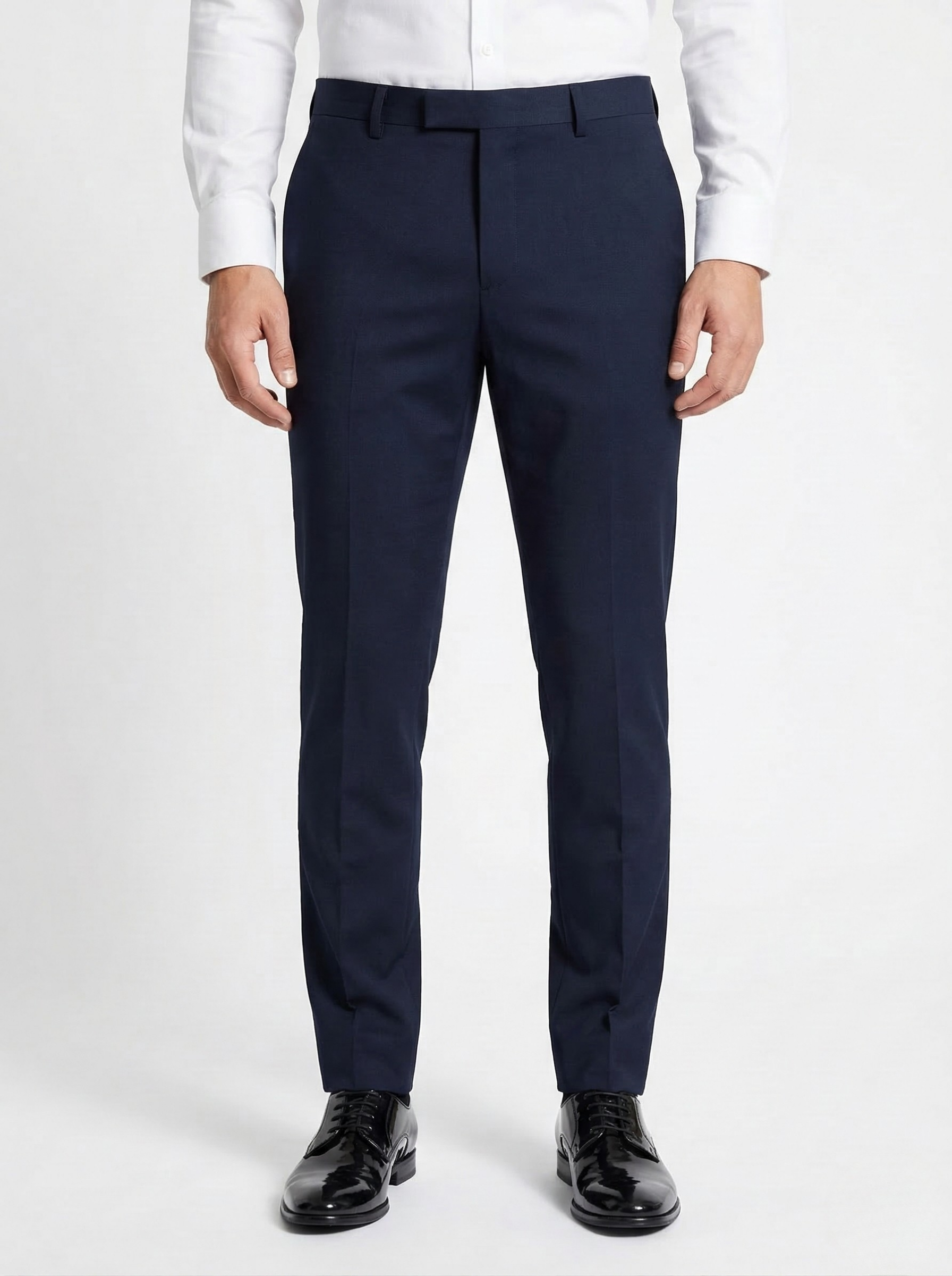 Jasper Tapered Fit Navy Trouser