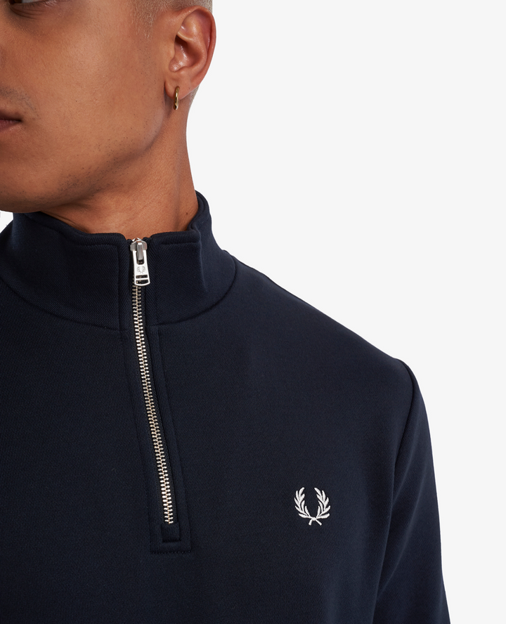 Navy Quarter Zip Sweatshirt