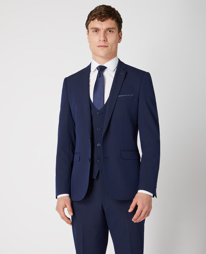 Navy luca suit jacket