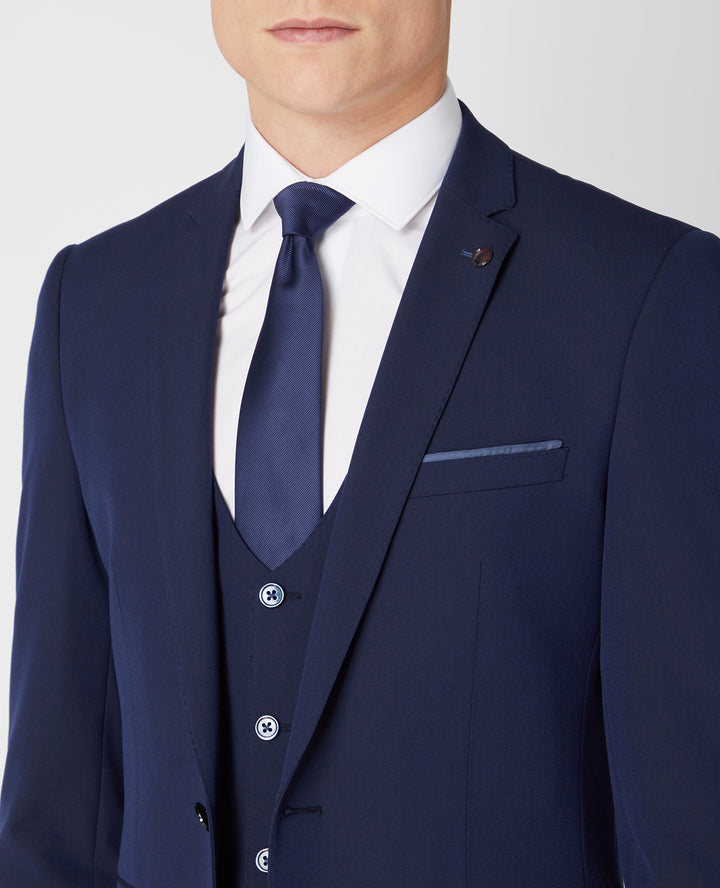 Navy luca suit jacket