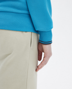 blue Half zip sweatshirt