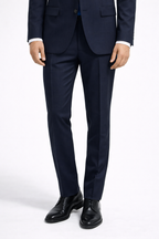 Self Check Navy Tapered Suit