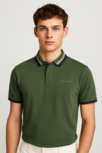 Club Collar Polo Shirt White