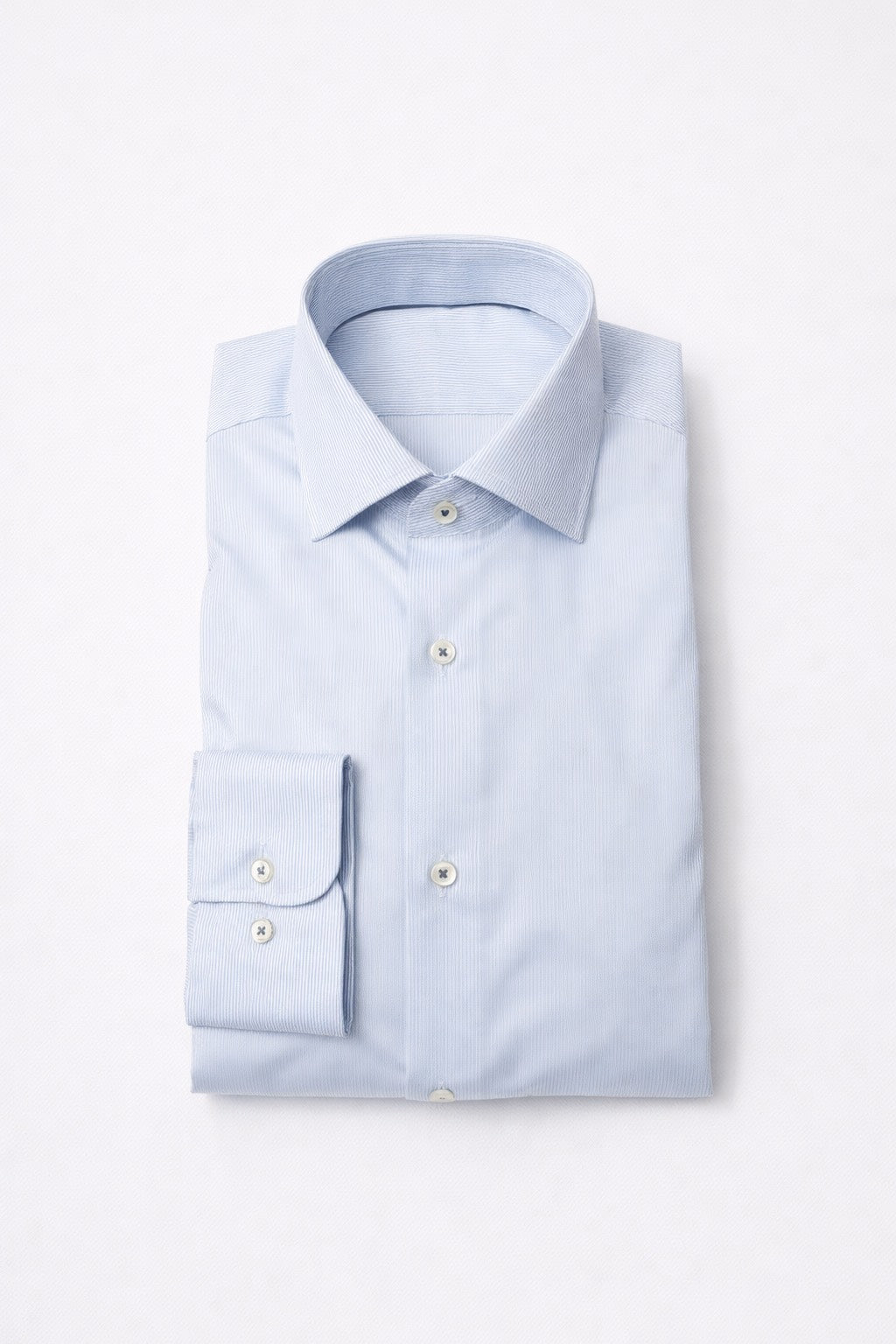 Blue micro Stripe Modern Fit Shirt