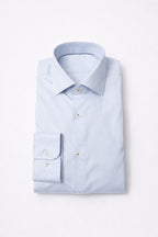 Blue micro Stripe Modern Fit Shirt