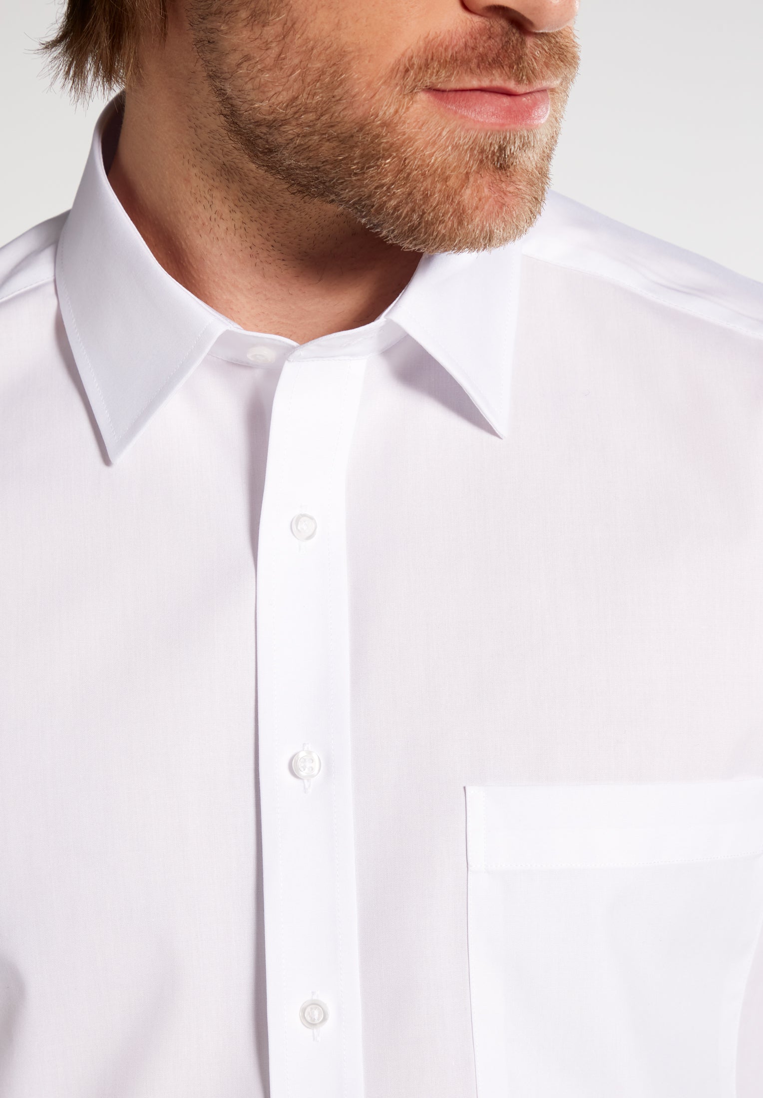 Comfort fit white shirt