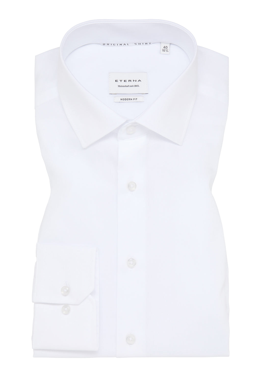 Modern fit white shirt