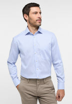 Ice blue stripe modern shirt