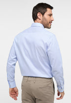Ice blue stripe modern shirt