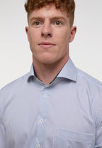 Grey stripe modern shirt