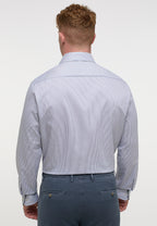 Grey stripe modern shirt