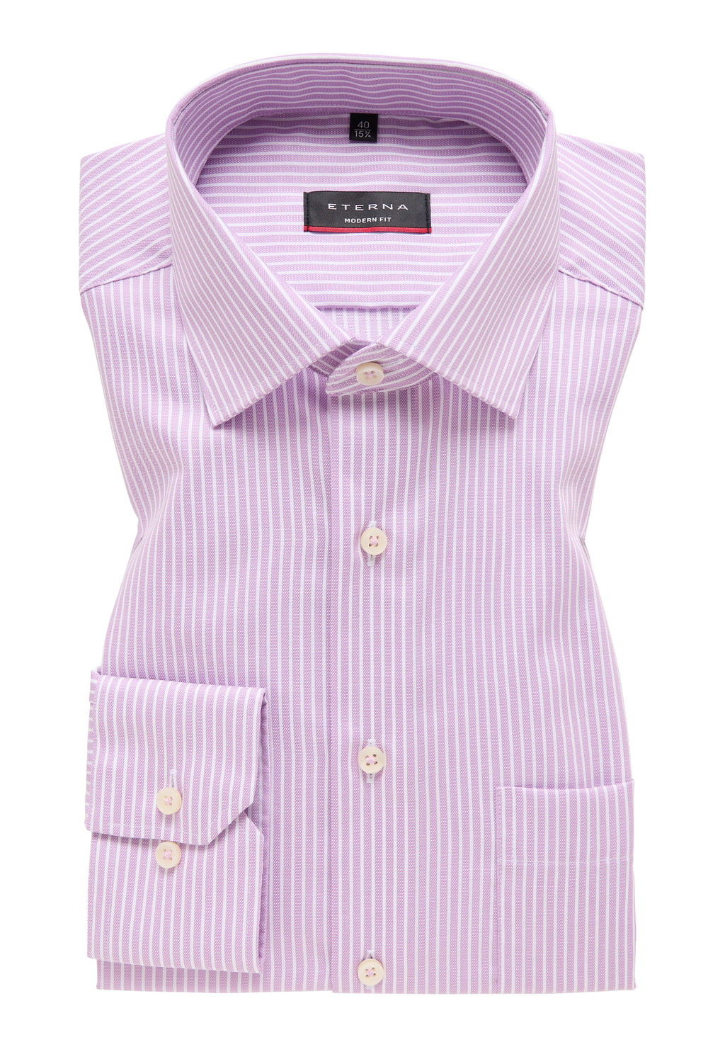 Lavender stripe modern shirt