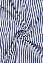 Contrast Collar stripe shirt