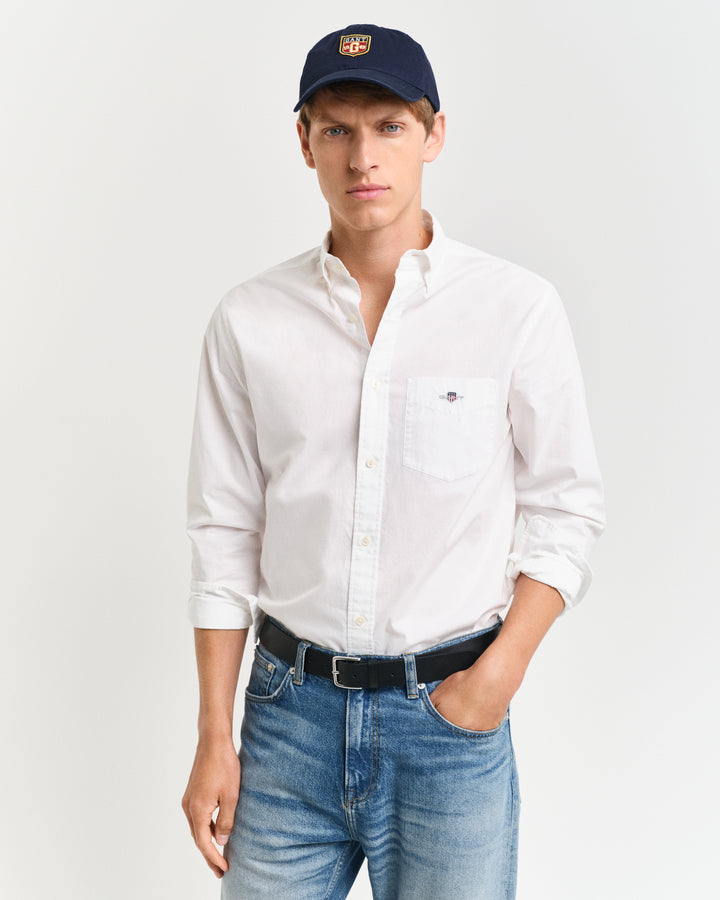 White poplin shirt