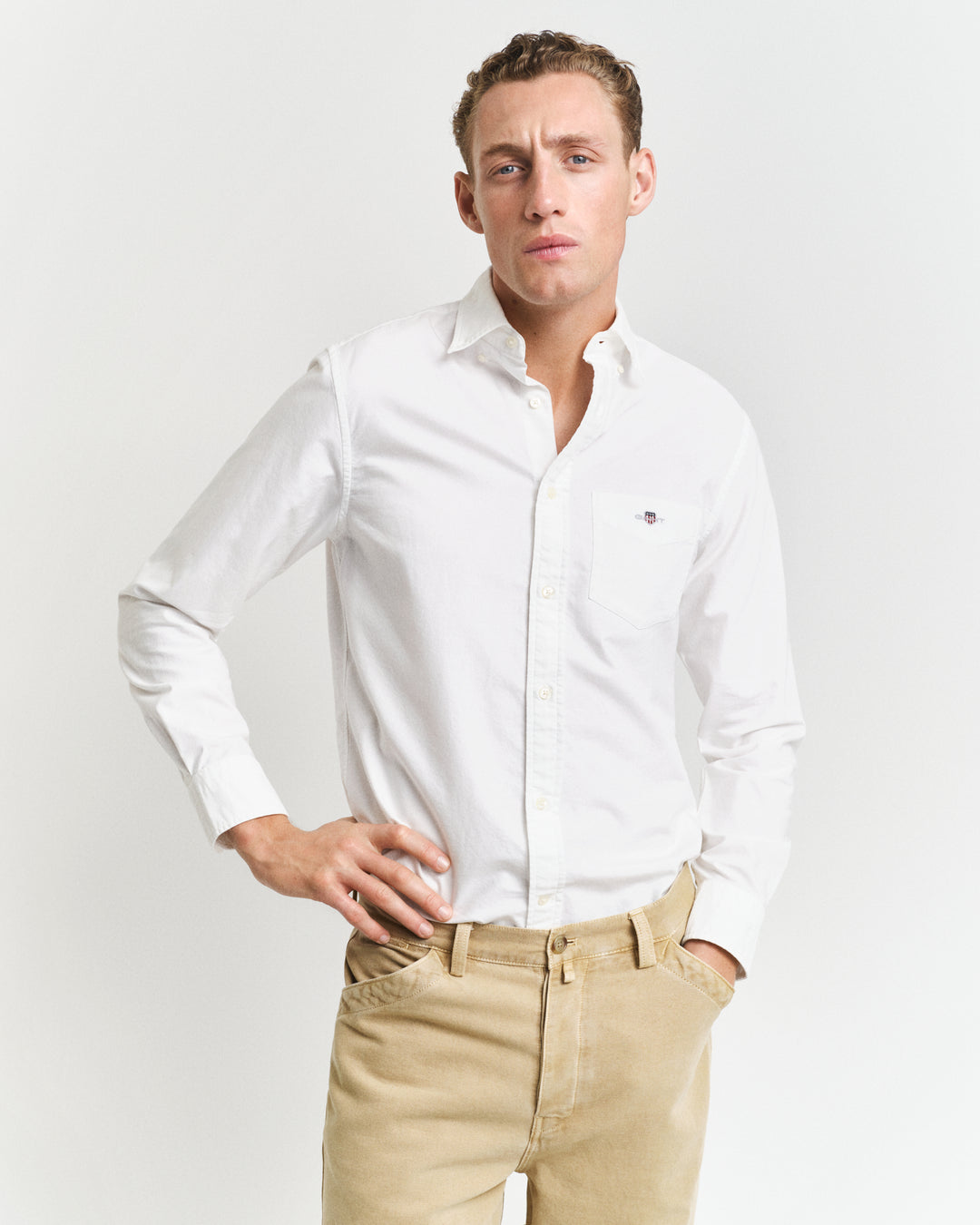 White Oxford shirt