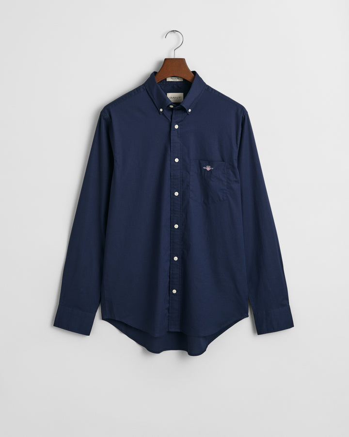 Navy Poplin shirt