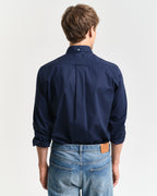 Navy Poplin shirt