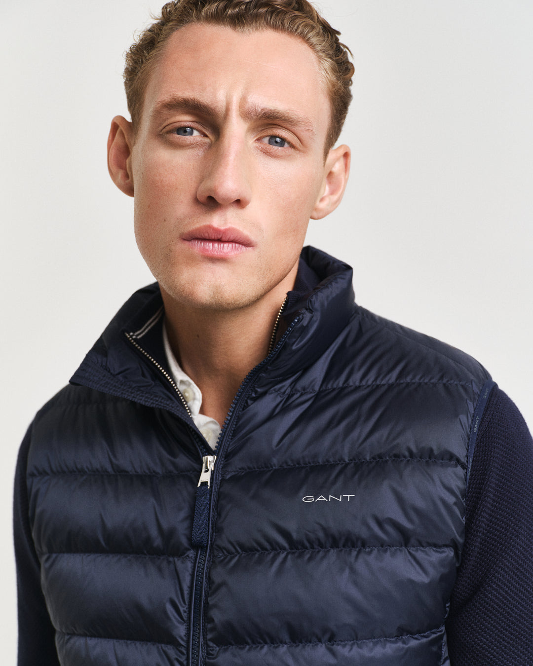 Navy Gilet