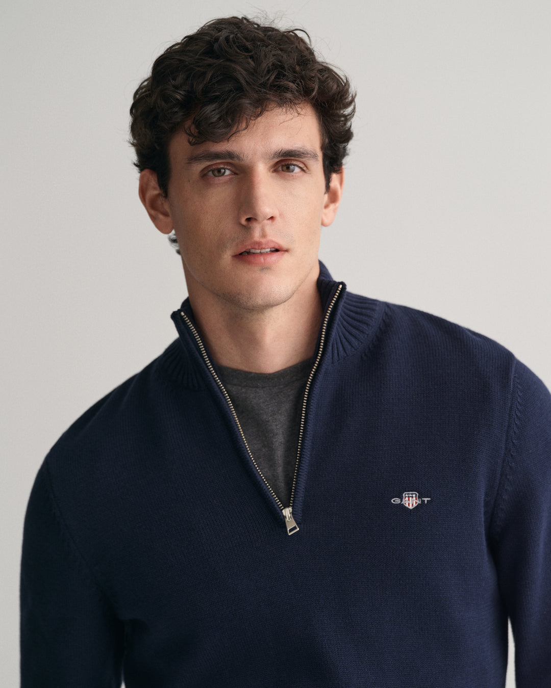 Navy quarter zip