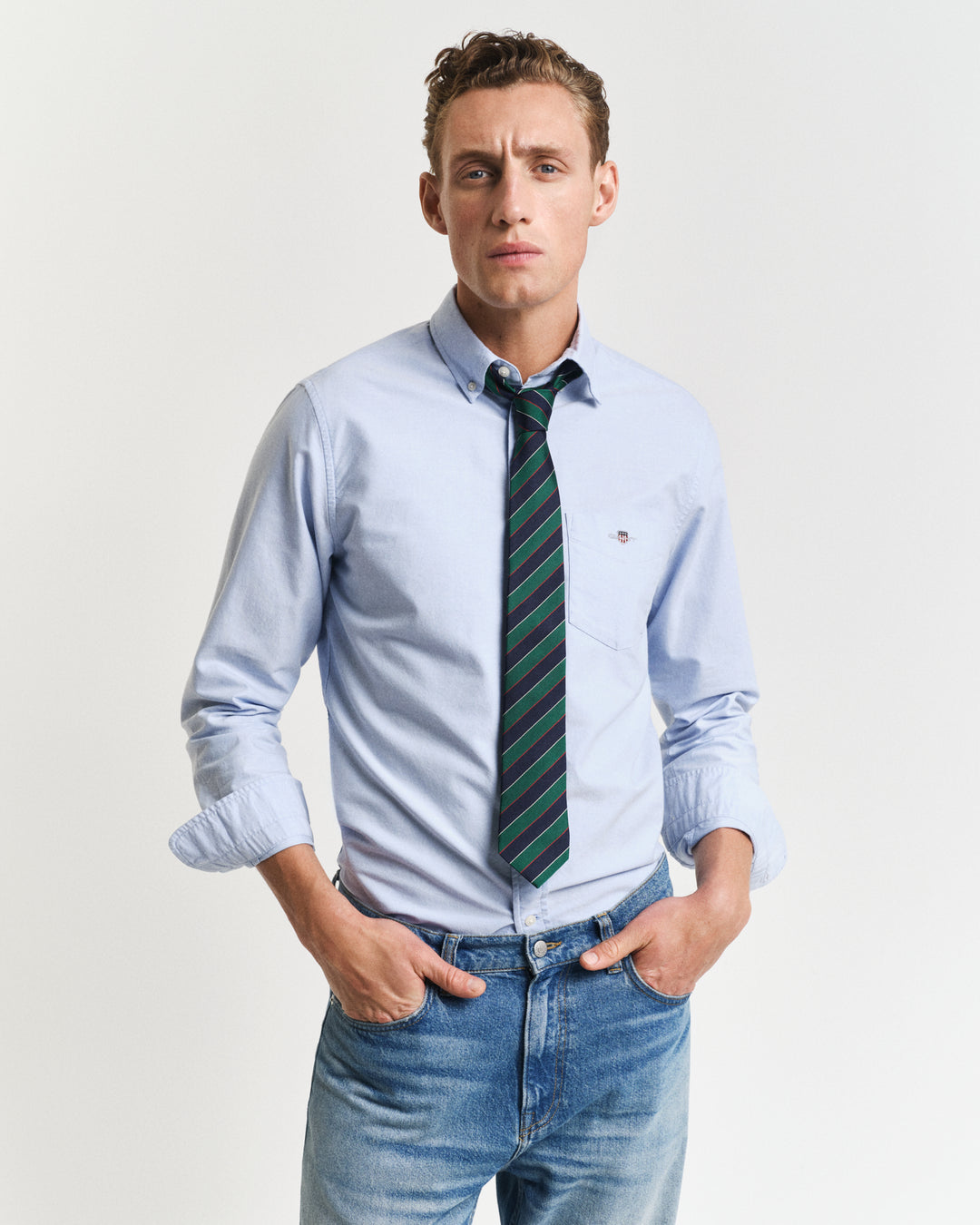 Pale blue oxford shirt